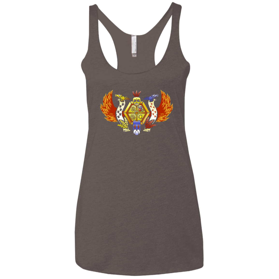 T-Shirts Macchiato / X-Small Treasure Hunters Crest Women's Triblend Racerback Tank