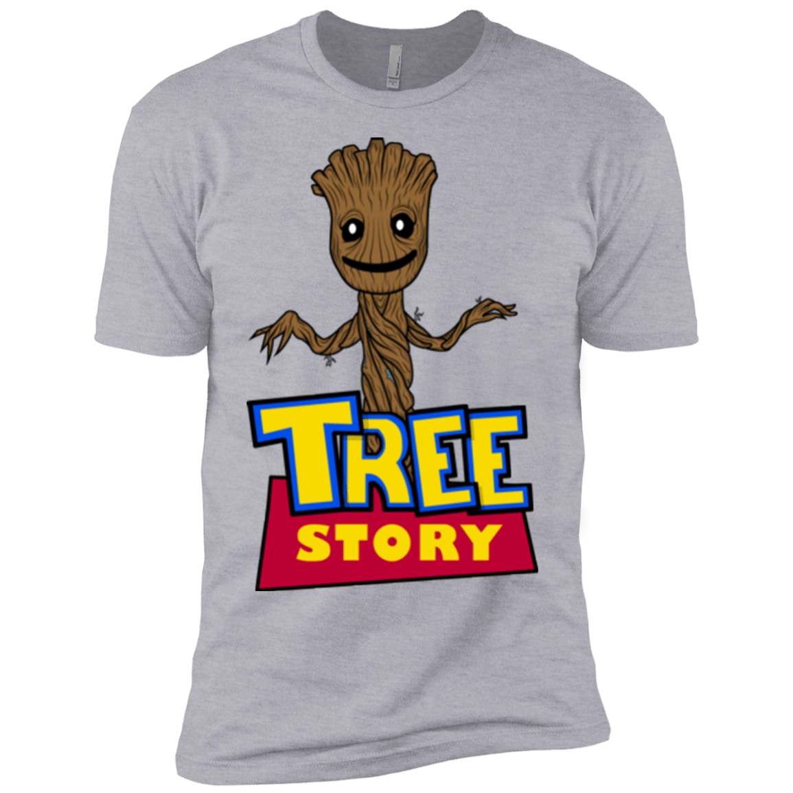 T-Shirts Heather Grey / YXS TREE STORY Boys Premium T-Shirt