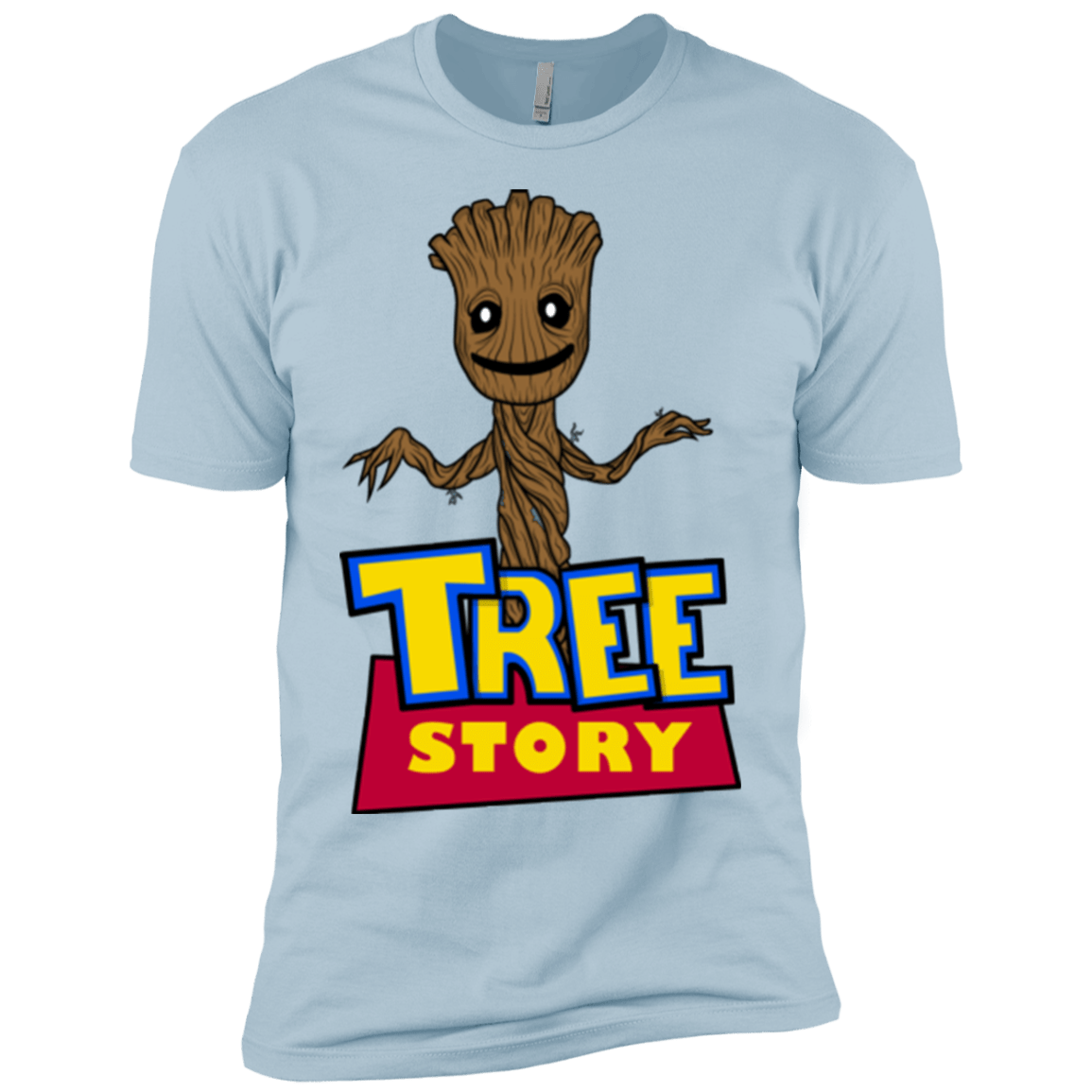 T-Shirts Light Blue / YXS TREE STORY Boys Premium T-Shirt
