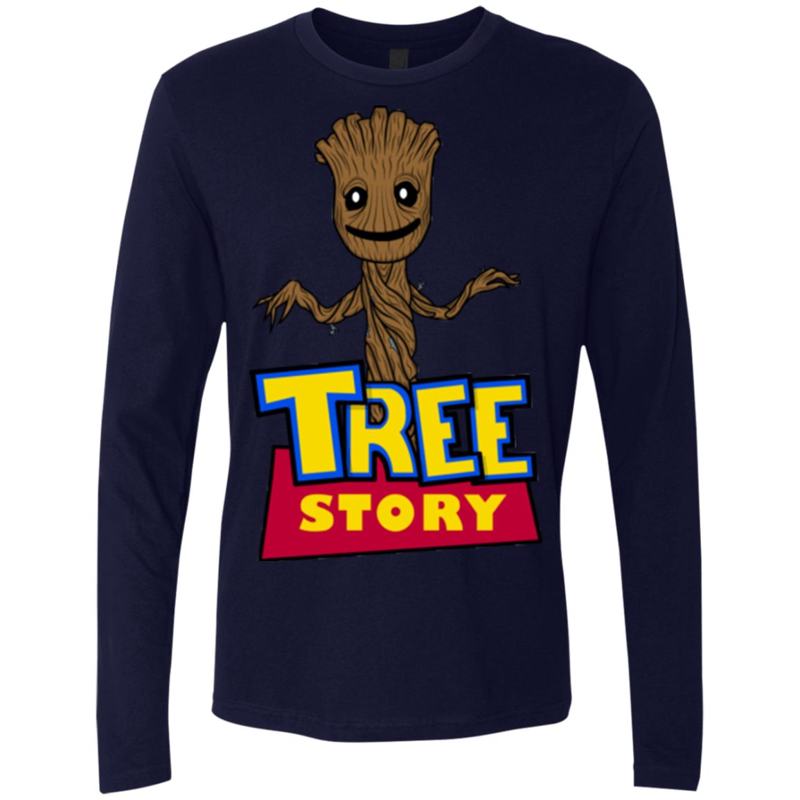 T-Shirts Midnight Navy / Small TREE STORY Men's Premium Long Sleeve