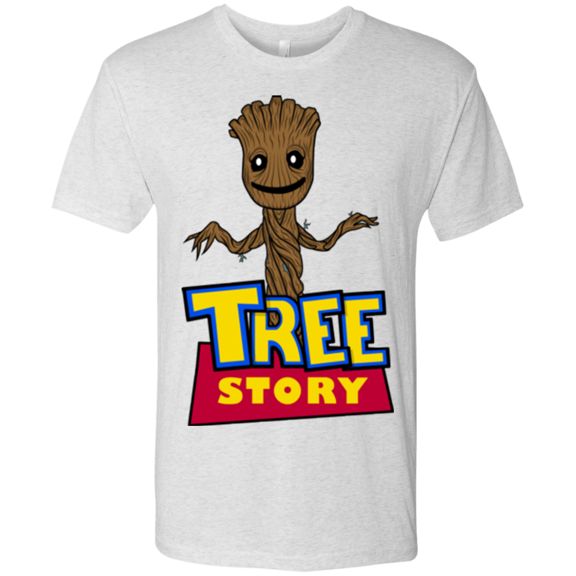 T-Shirts Heather White / Small TREE STORY Men's Triblend T-Shirt