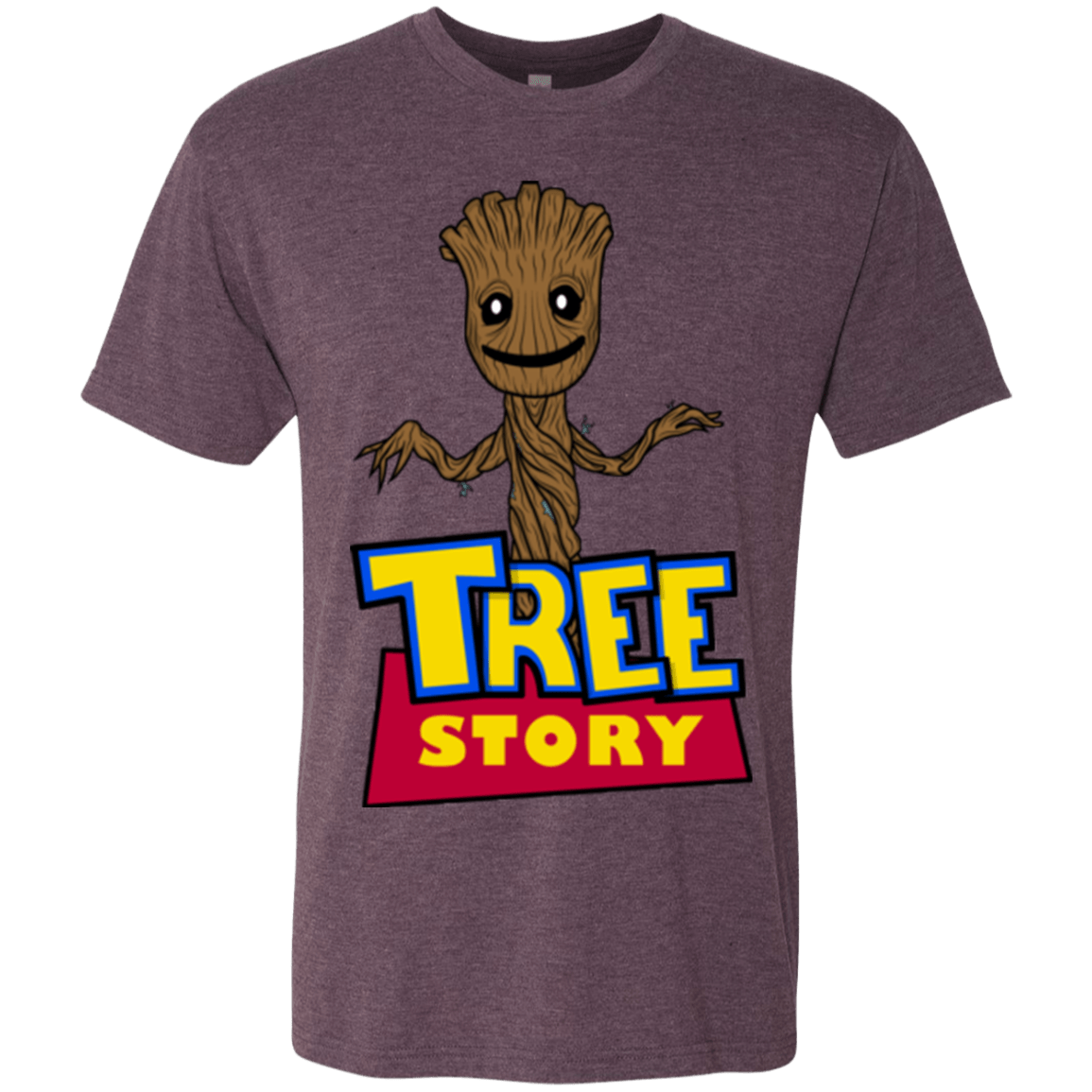 T-Shirts Vintage Purple / Small TREE STORY Men's Triblend T-Shirt