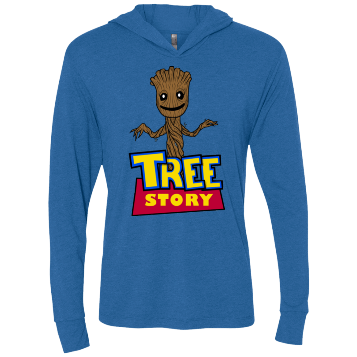 T-Shirts Vintage Royal / X-Small TREE STORY Triblend Long Sleeve Hoodie Tee