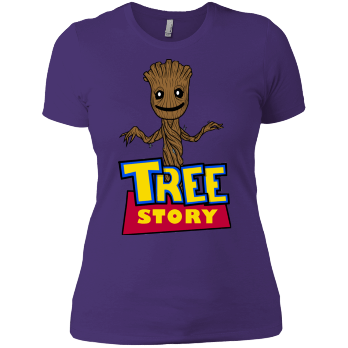 T-Shirts Purple Rush/ / X-Small TREE STORY Women's Premium T-Shirt