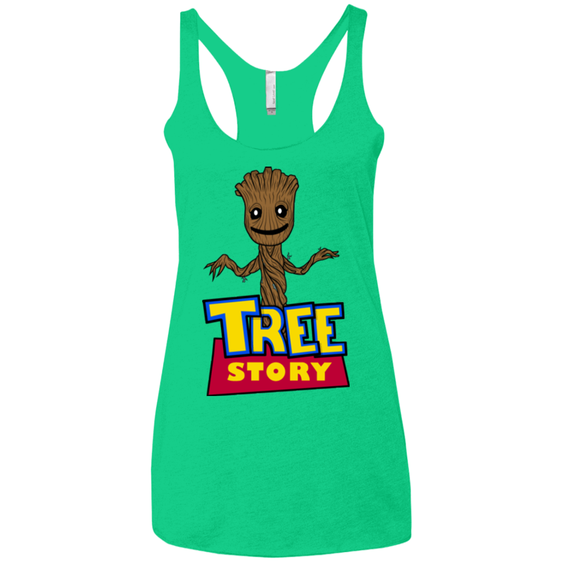 T-Shirts Envy / X-Small TREE STORY Women's Triblend Racerback Tank