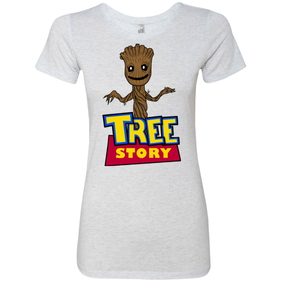 T-Shirts Heather White / Small TREE STORY Women's Triblend T-Shirt