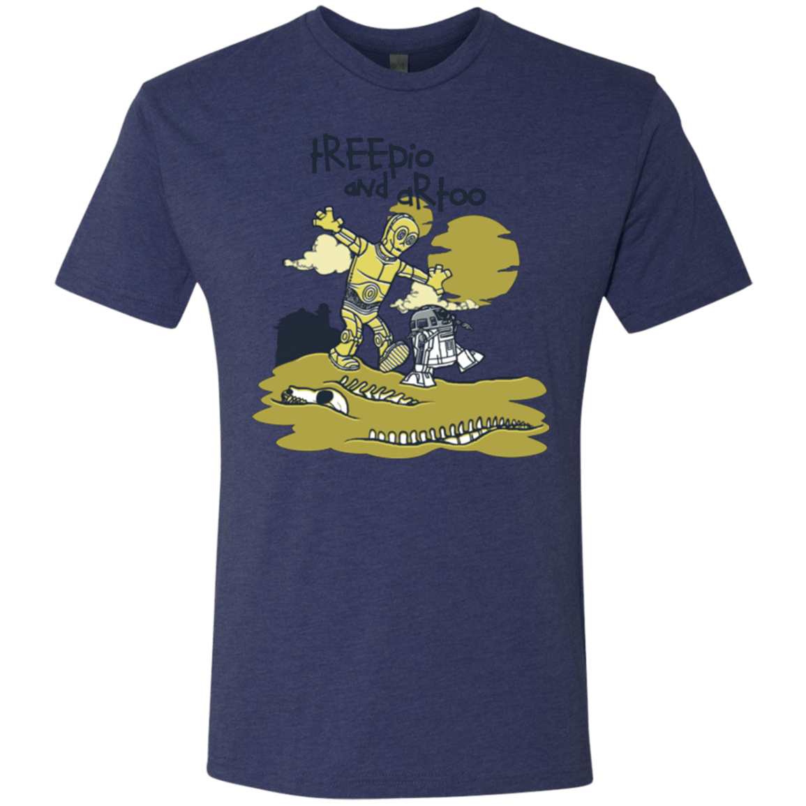 T-Shirts Vintage Navy / Small Treepio and Artoo Men's Triblend T-Shirt