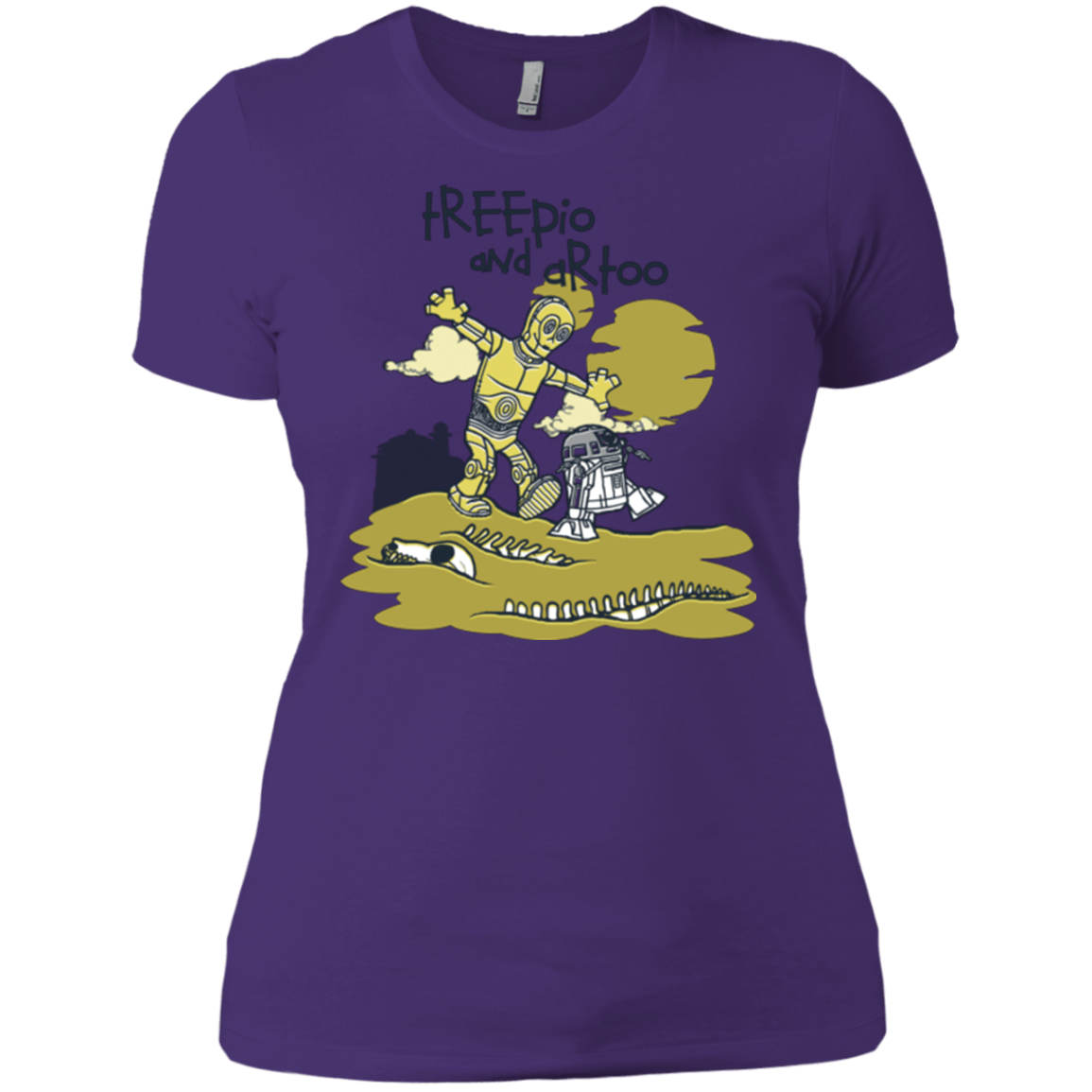 T-Shirts Purple / X-Small Treepio and Artoo Women's Premium T-Shirt