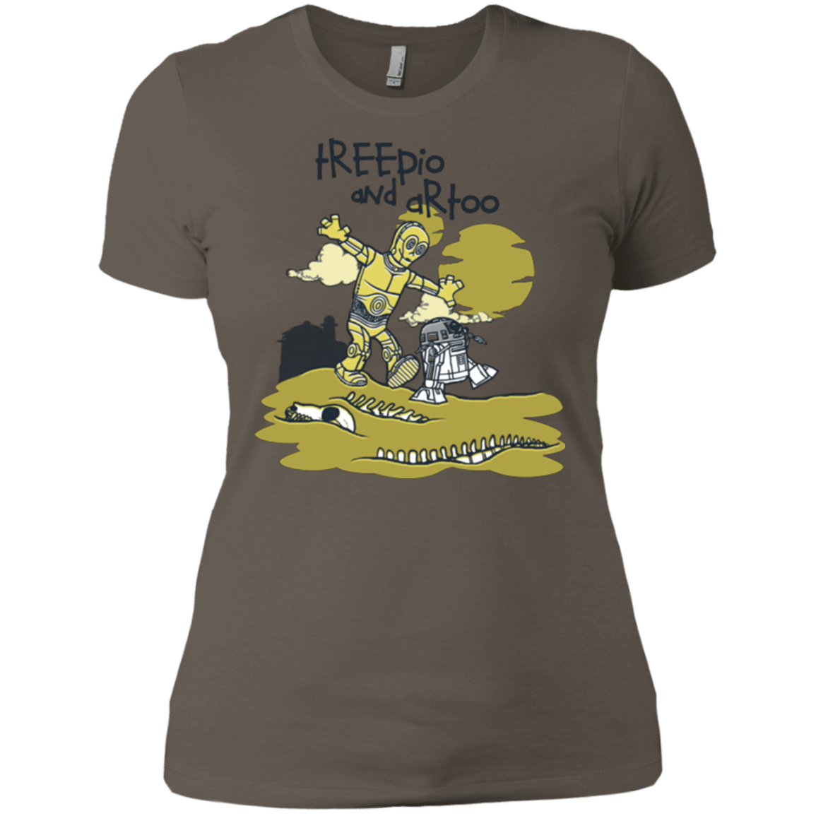 T-Shirts Warm Grey / X-Small Treepio and Artoo Women's Premium T-Shirt