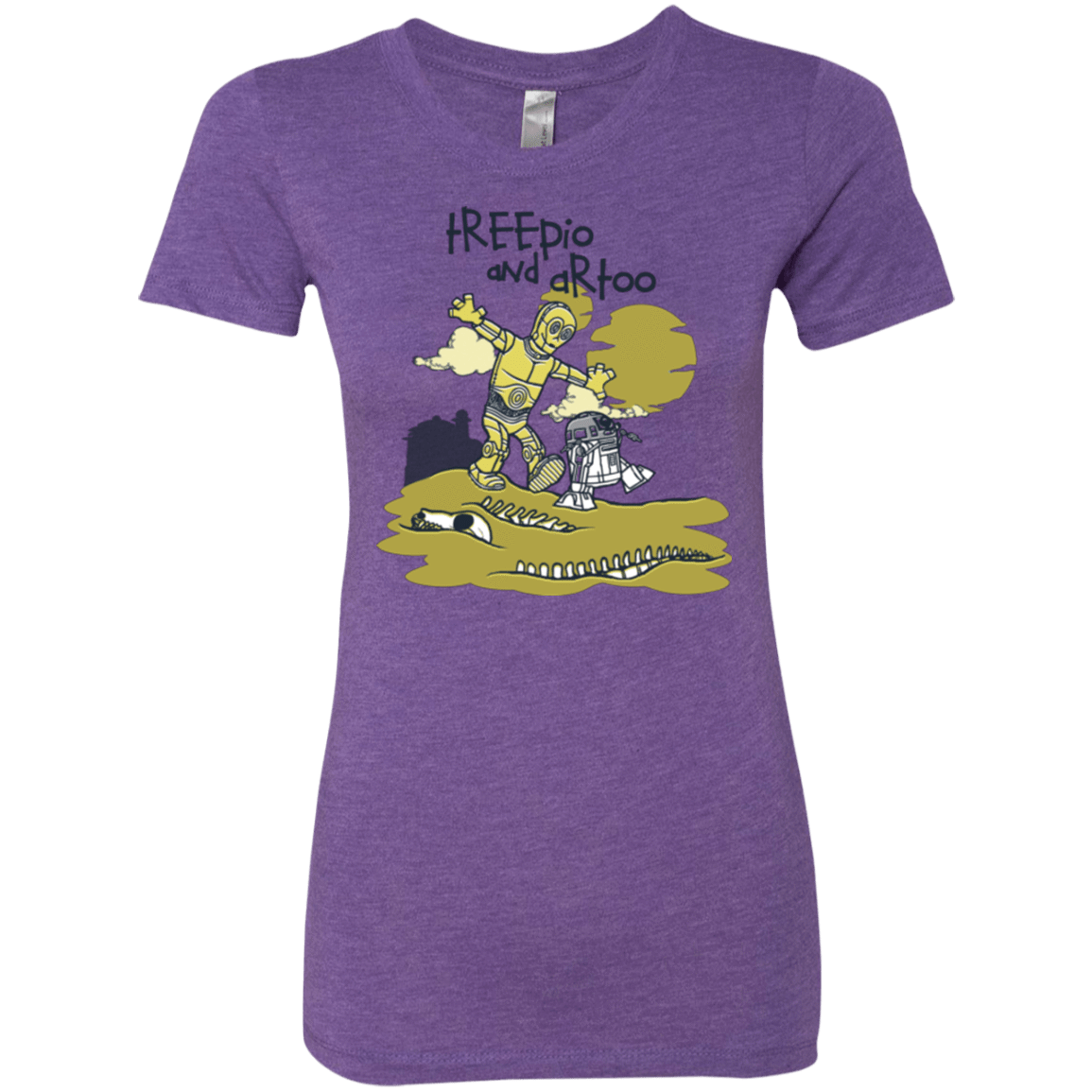 T-Shirts Purple Rush / Small Treepio and Artoo Women's Triblend T-Shirt
