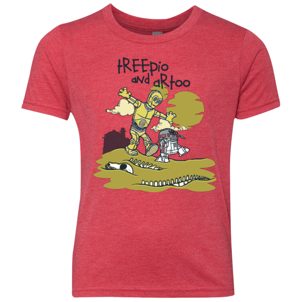 T-Shirts Vintage Red / YXS Treepio and Artoo Youth Triblend T-Shirt