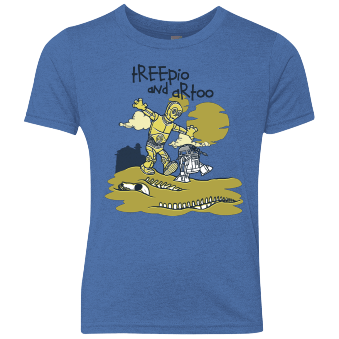 T-Shirts Vintage Royal / YXS Treepio and Artoo Youth Triblend T-Shirt