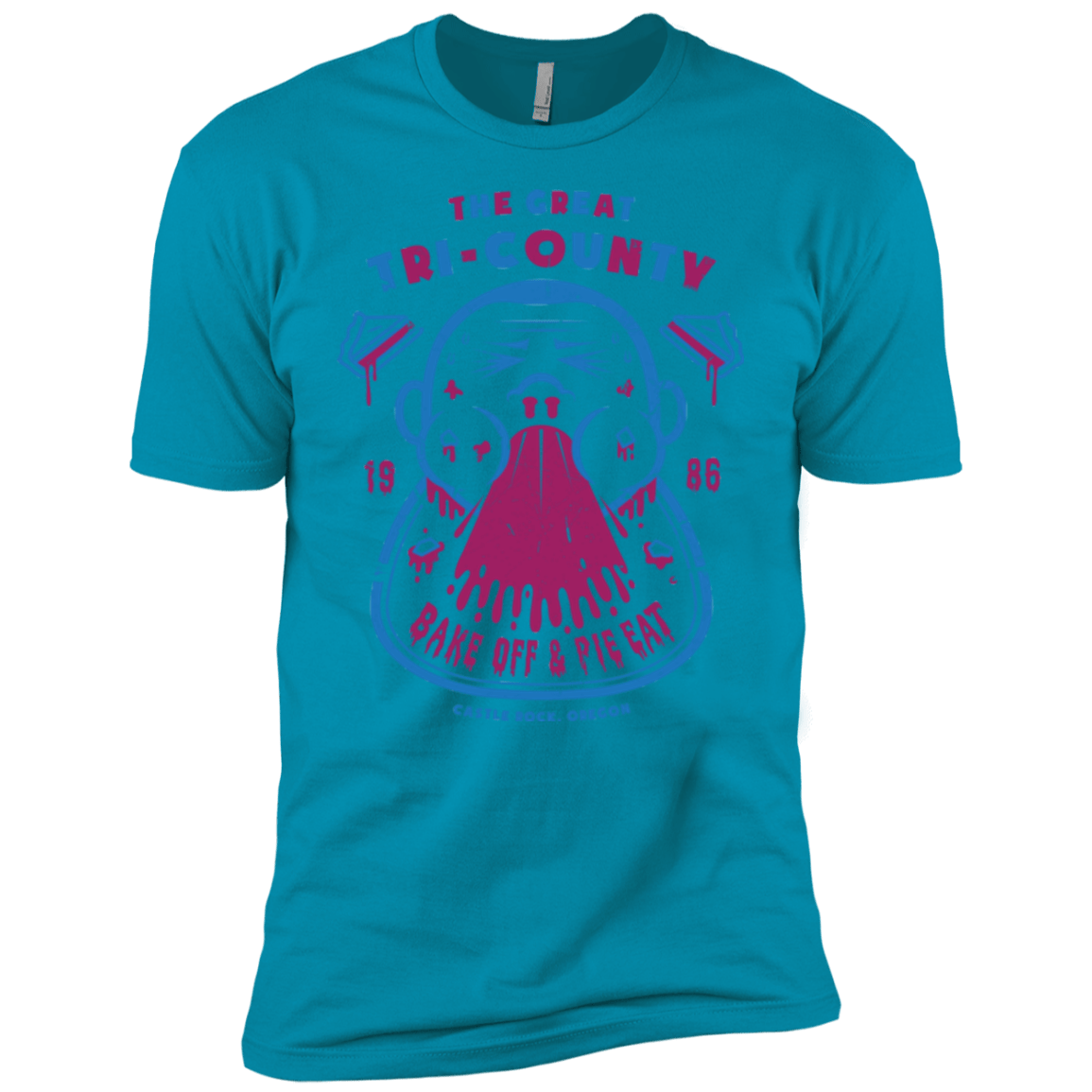 T-Shirts Turquoise / YXS Tri County Pie Eating Boys Premium T-Shirt