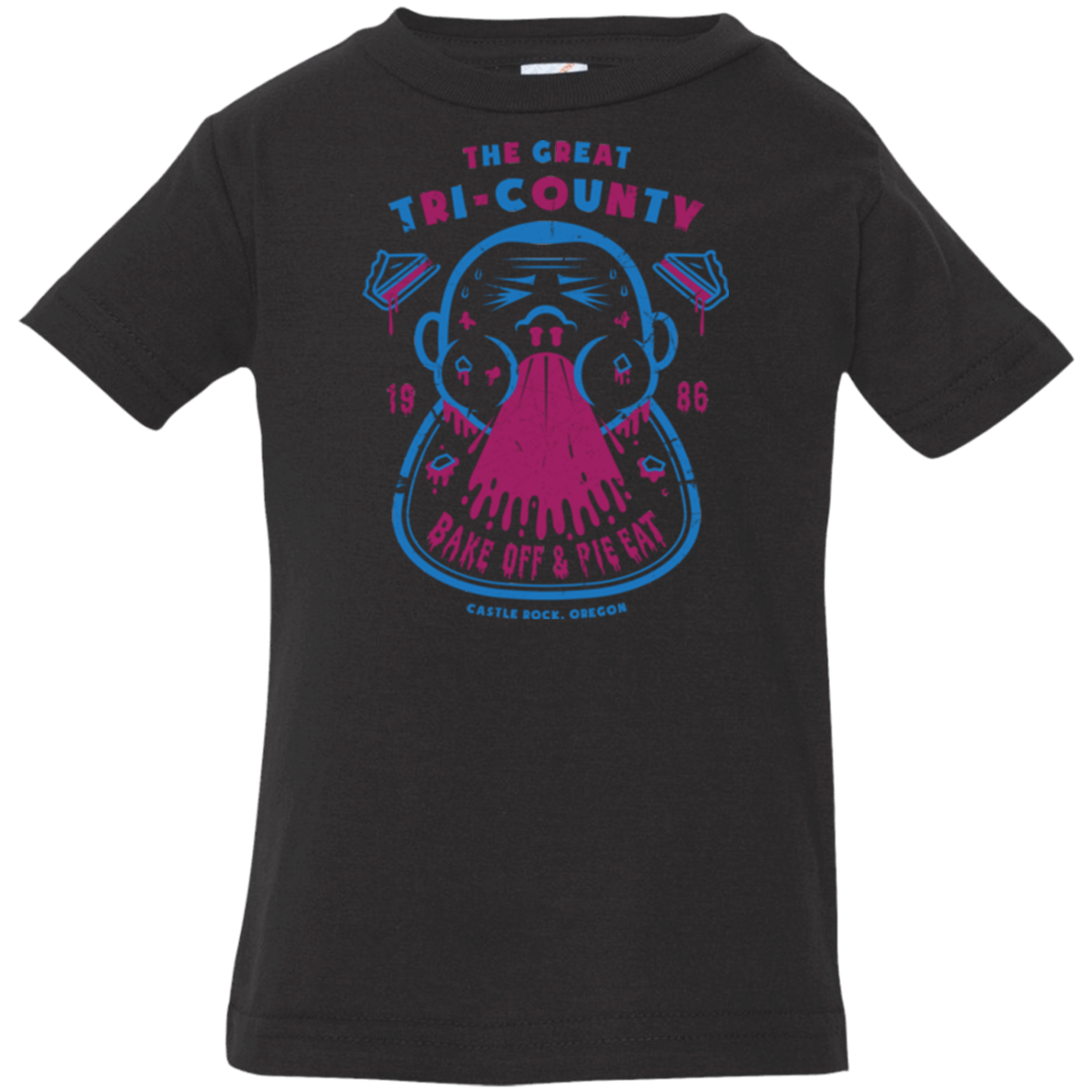 T-Shirts Black / 6 Months Tri County Pie Eating Infant PremiumT-Shirt