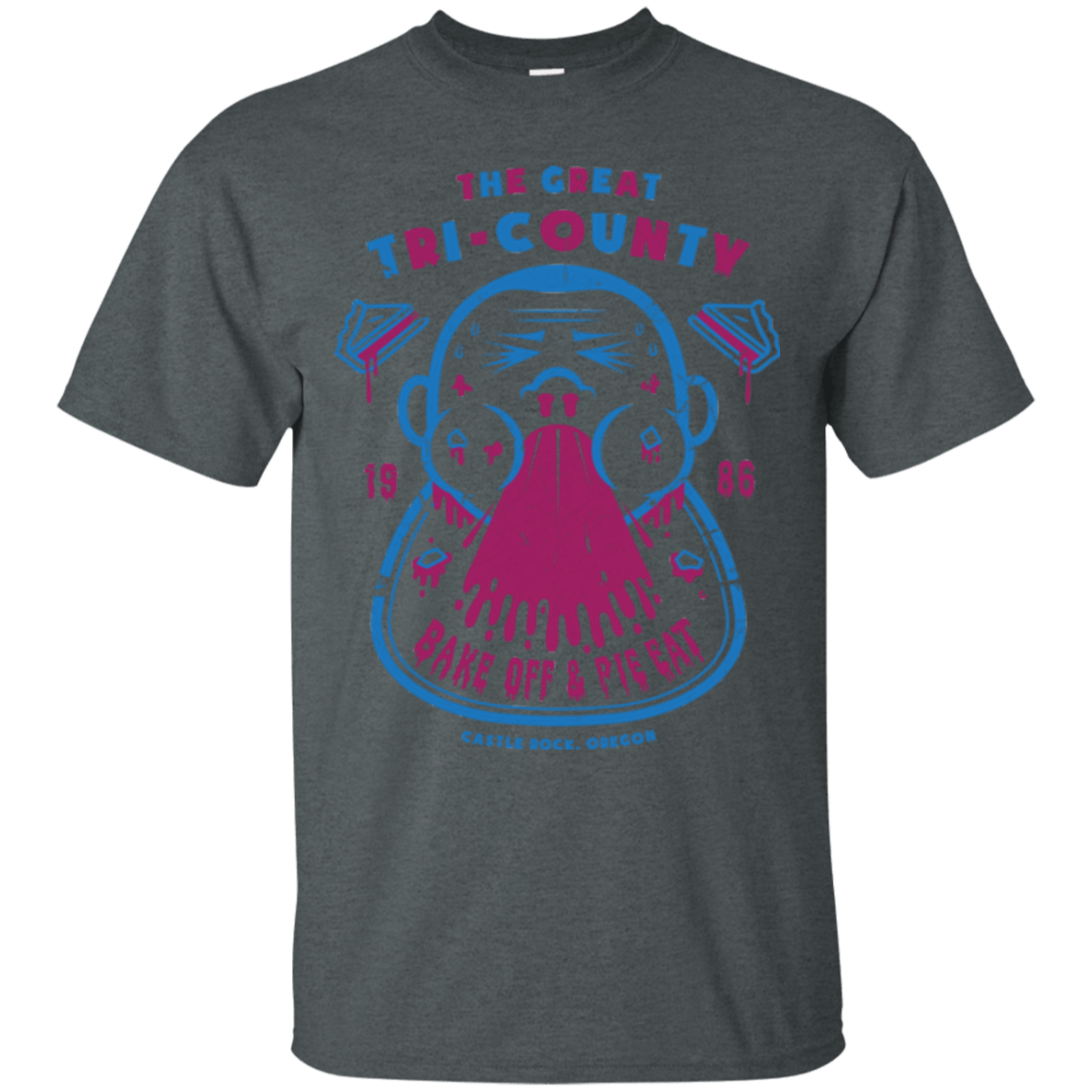 T-Shirts Dark Heather / Small Tri County Pie Eating T-Shirt