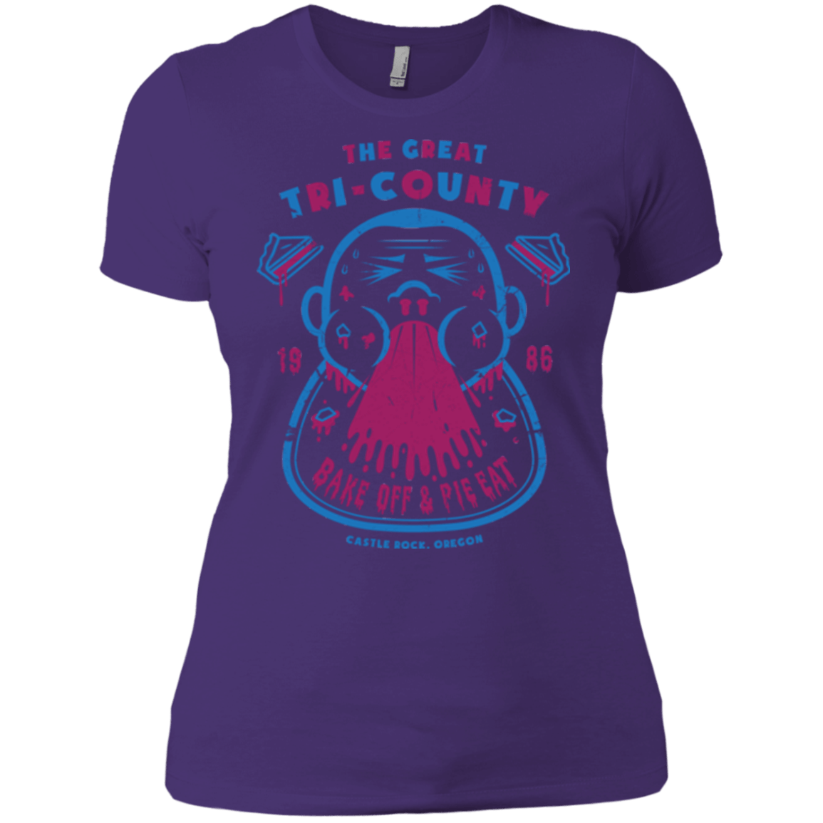 T-Shirts Purple / X-Small Tri County Pie Eating Women's Premium T-Shirt