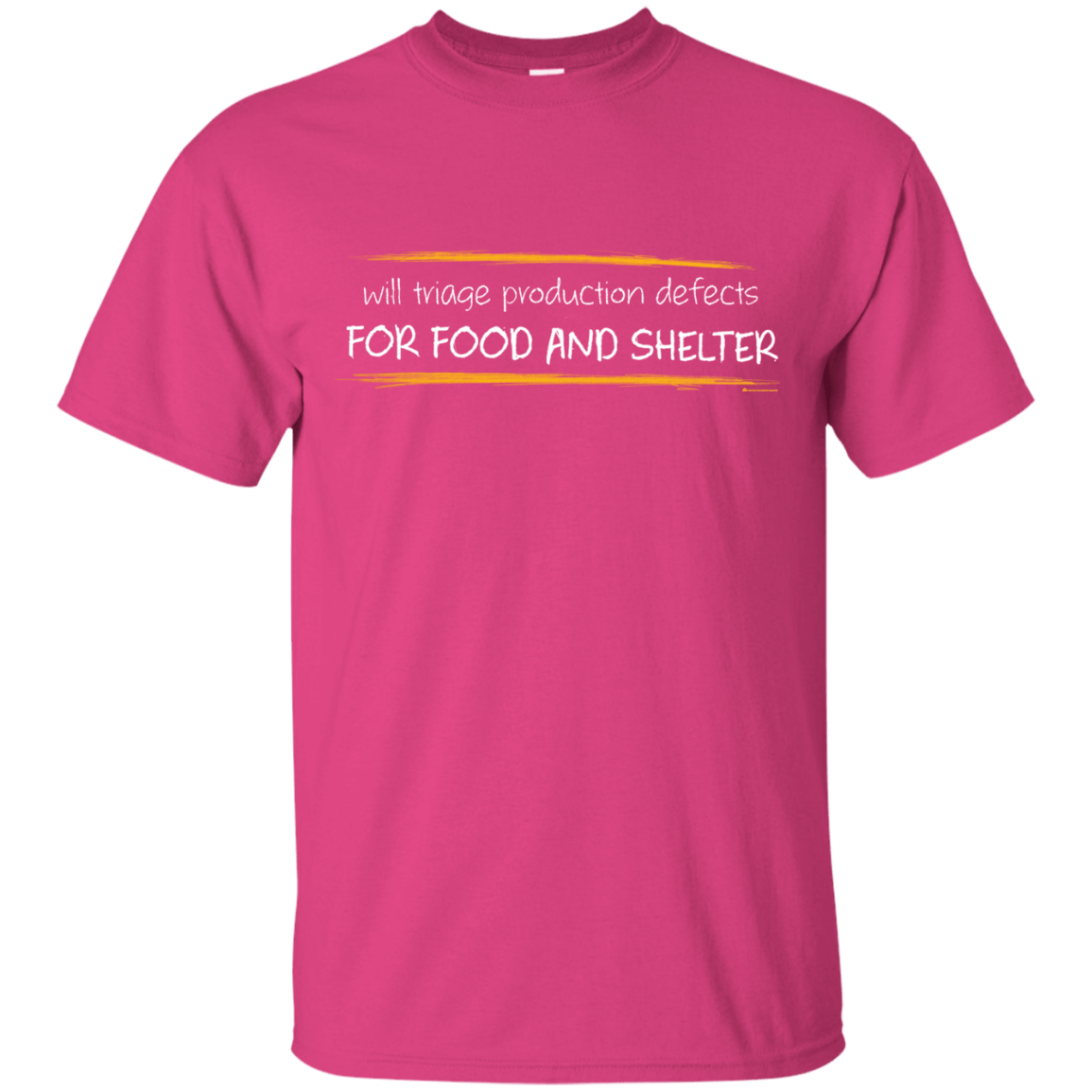 T-Shirts Heliconia / Small Triaging Defects For Food And Shelter T-Shirt