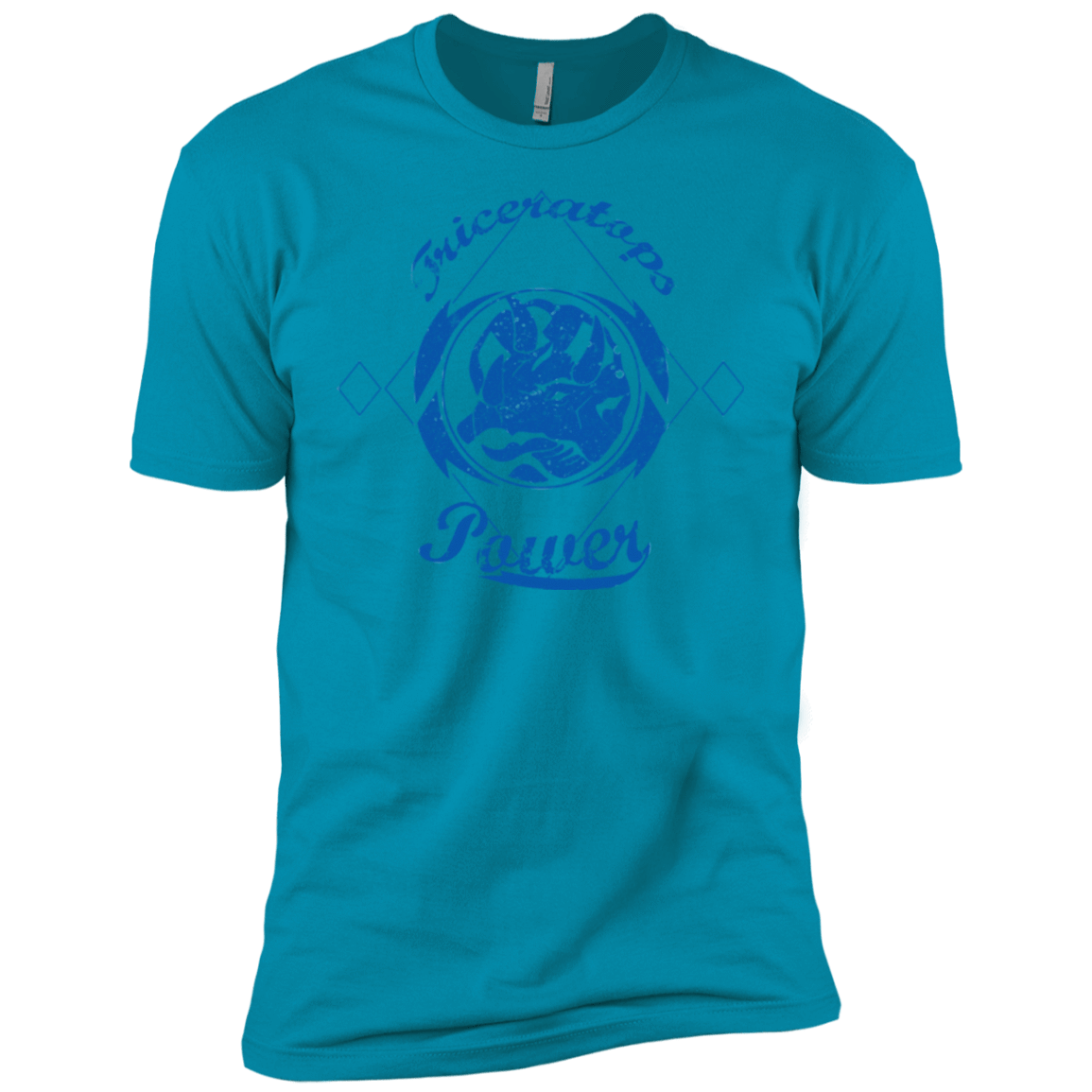 T-Shirts Turquoise / YXS Triceratops Boys Premium T-Shirt