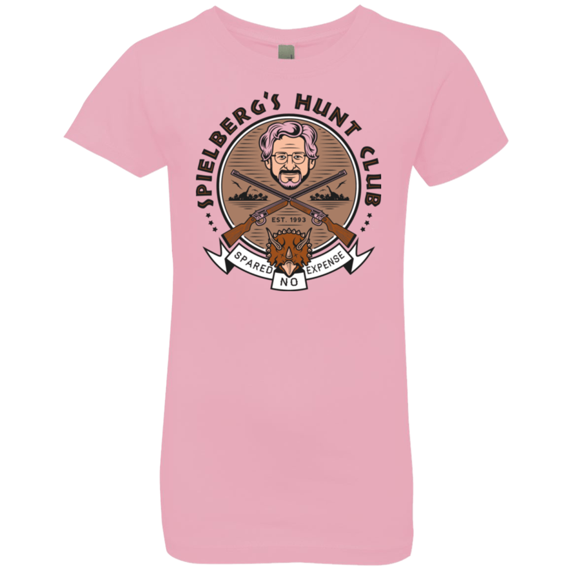 T-Shirts Light Pink / YXS Triceratops Hunt Club Girls Premium T-Shirt