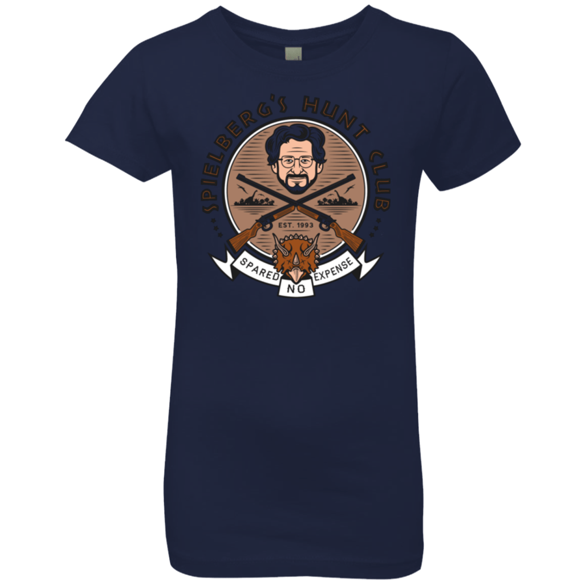 T-Shirts Midnight Navy / YXS Triceratops Hunt Club Girls Premium T-Shirt