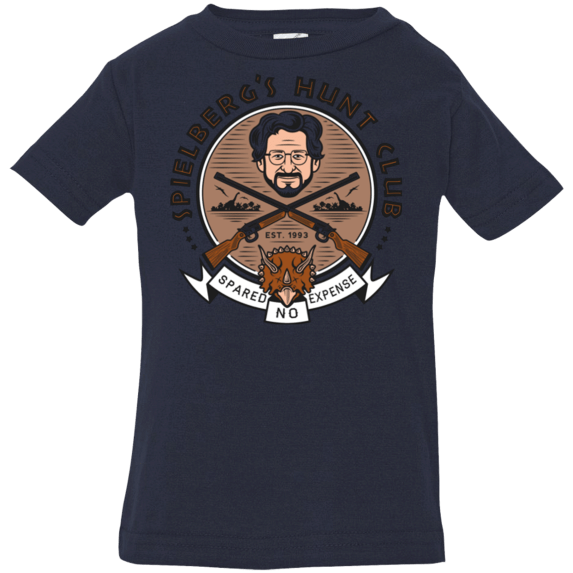 T-Shirts Navy / 6 Months Triceratops Hunt Club Infant PremiumT-Shirt