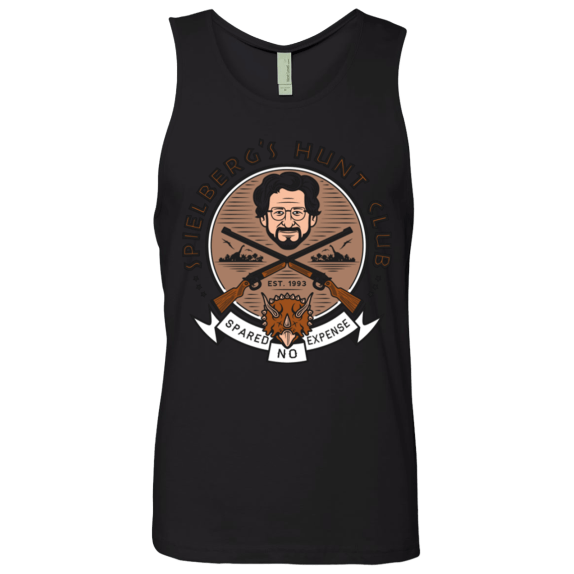 T-Shirts Black / Small Triceratops Hunt Club Men's Premium Tank Top