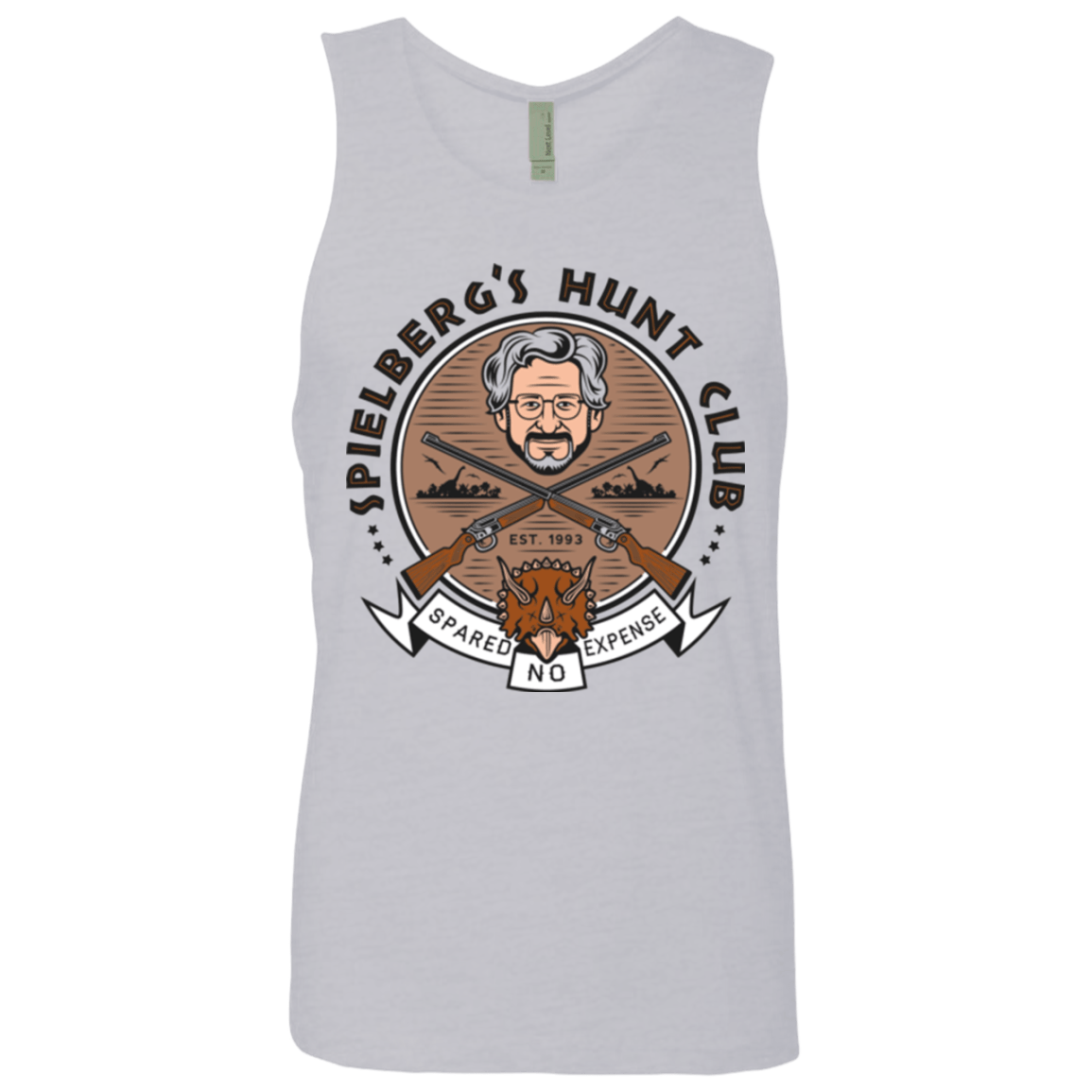 T-Shirts Heather Grey / Small Triceratops Hunt Club Men's Premium Tank Top