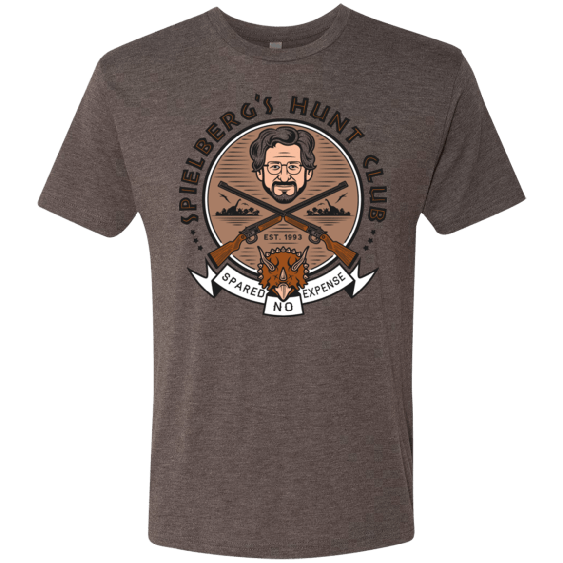 T-Shirts Macchiato / Small Triceratops Hunt Club Men's Triblend T-Shirt