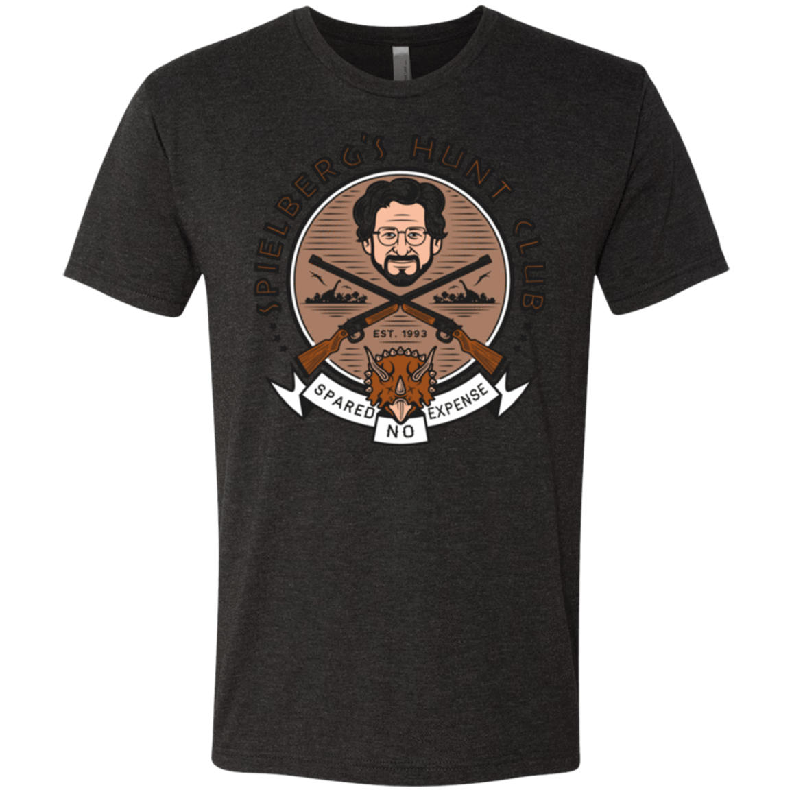T-Shirts Vintage Black / Small Triceratops Hunt Club Men's Triblend T-Shirt