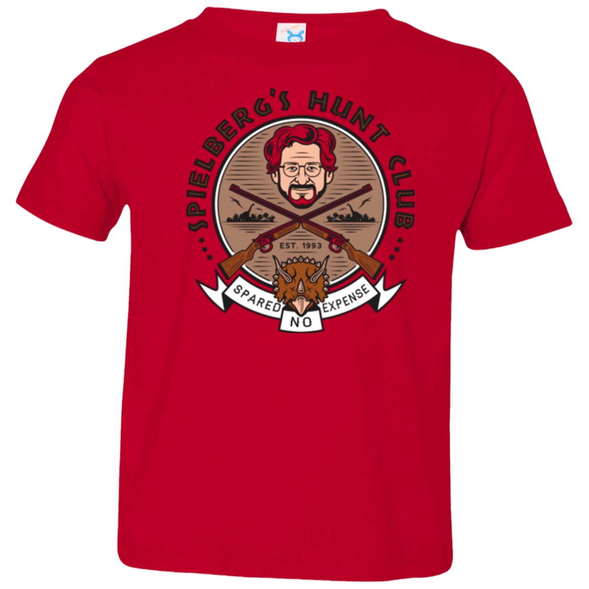 T-Shirts Red / 2T Triceratops Hunt Club Toddler Premium T-Shirt