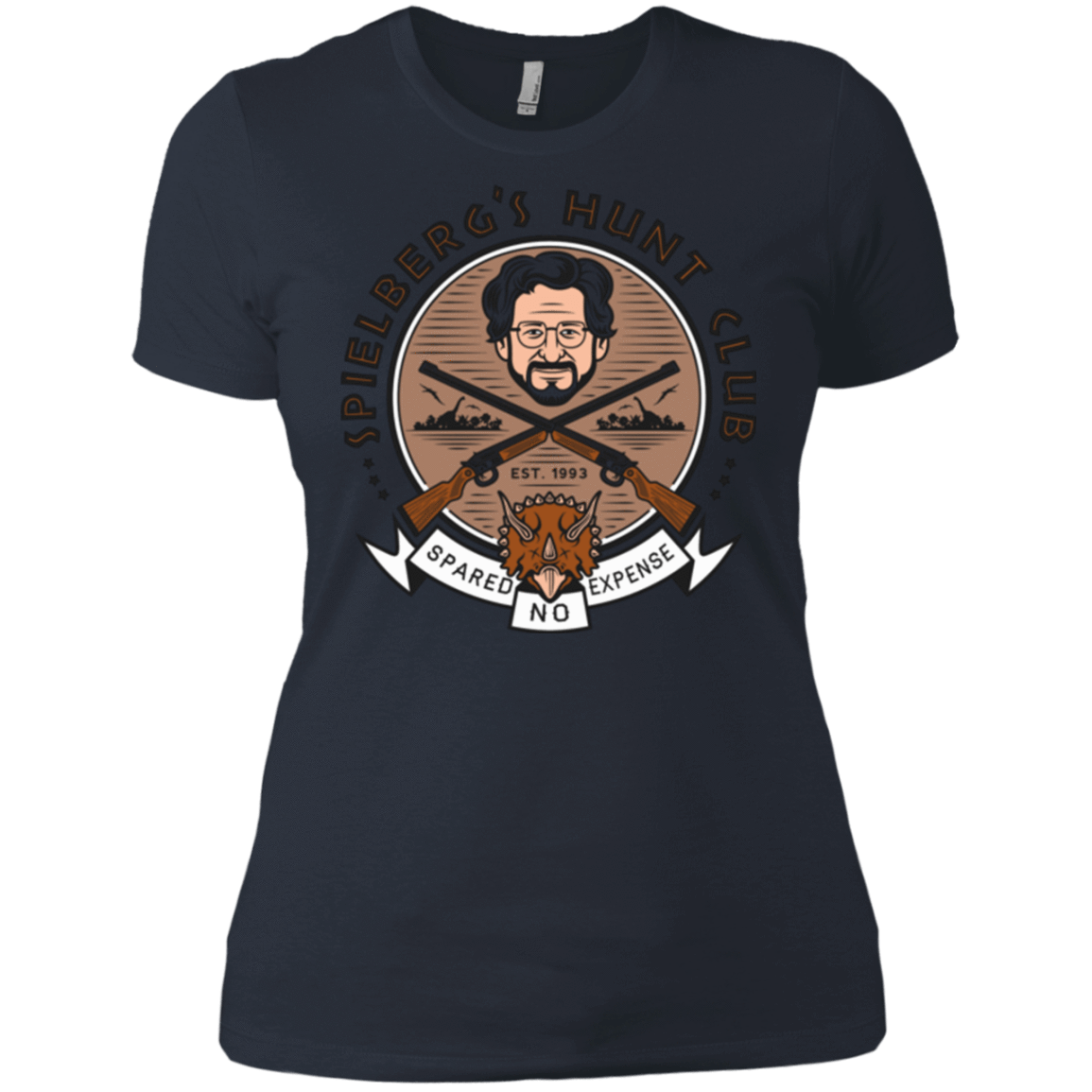 T-Shirts Indigo / X-Small Triceratops Hunt Club Women's Premium T-Shirt