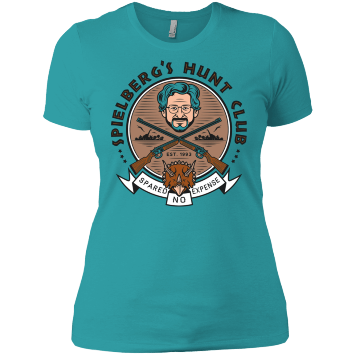 T-Shirts Tahiti Blue / X-Small Triceratops Hunt Club Women's Premium T-Shirt