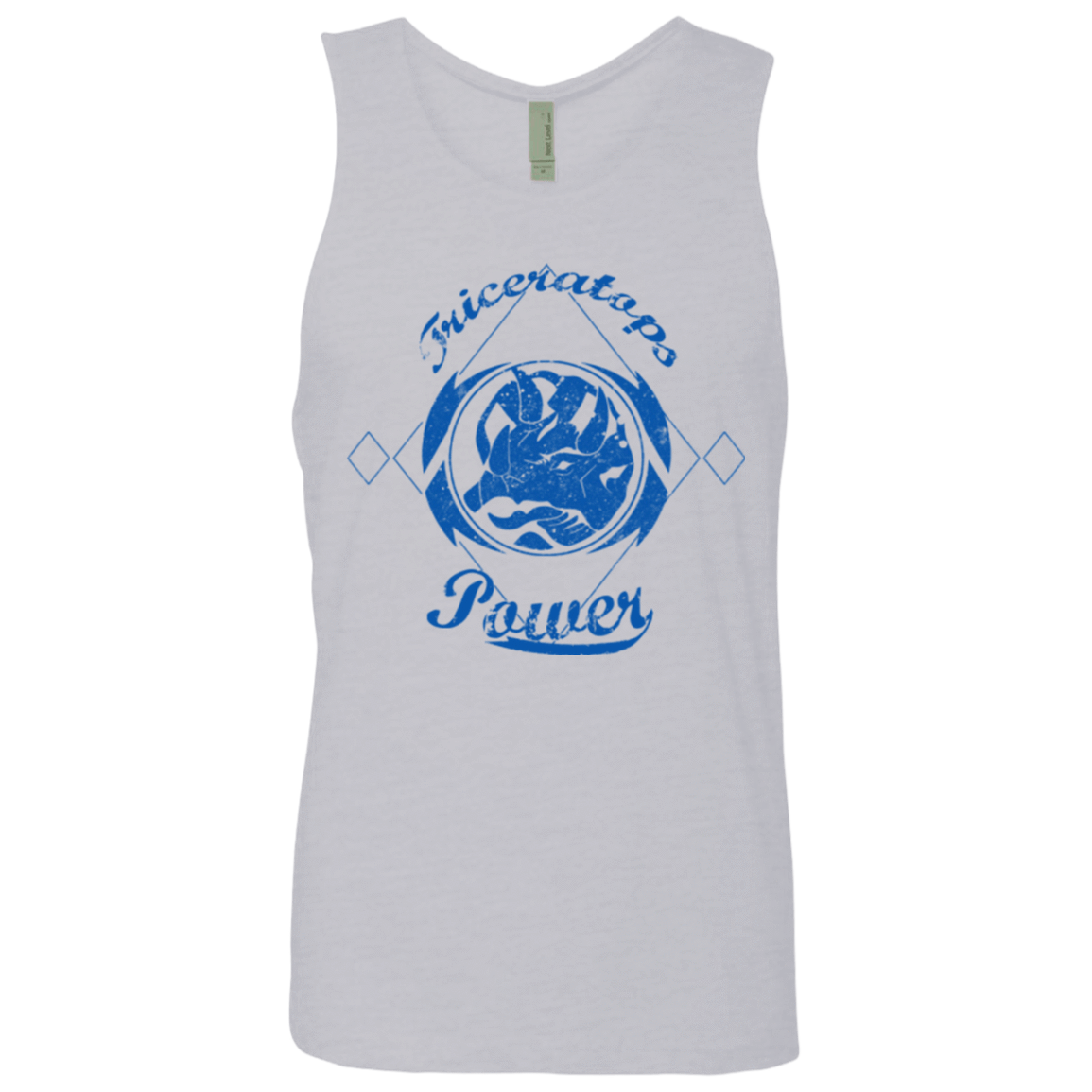 T-Shirts Heather Grey / Small Triceratops Men's Premium Tank Top