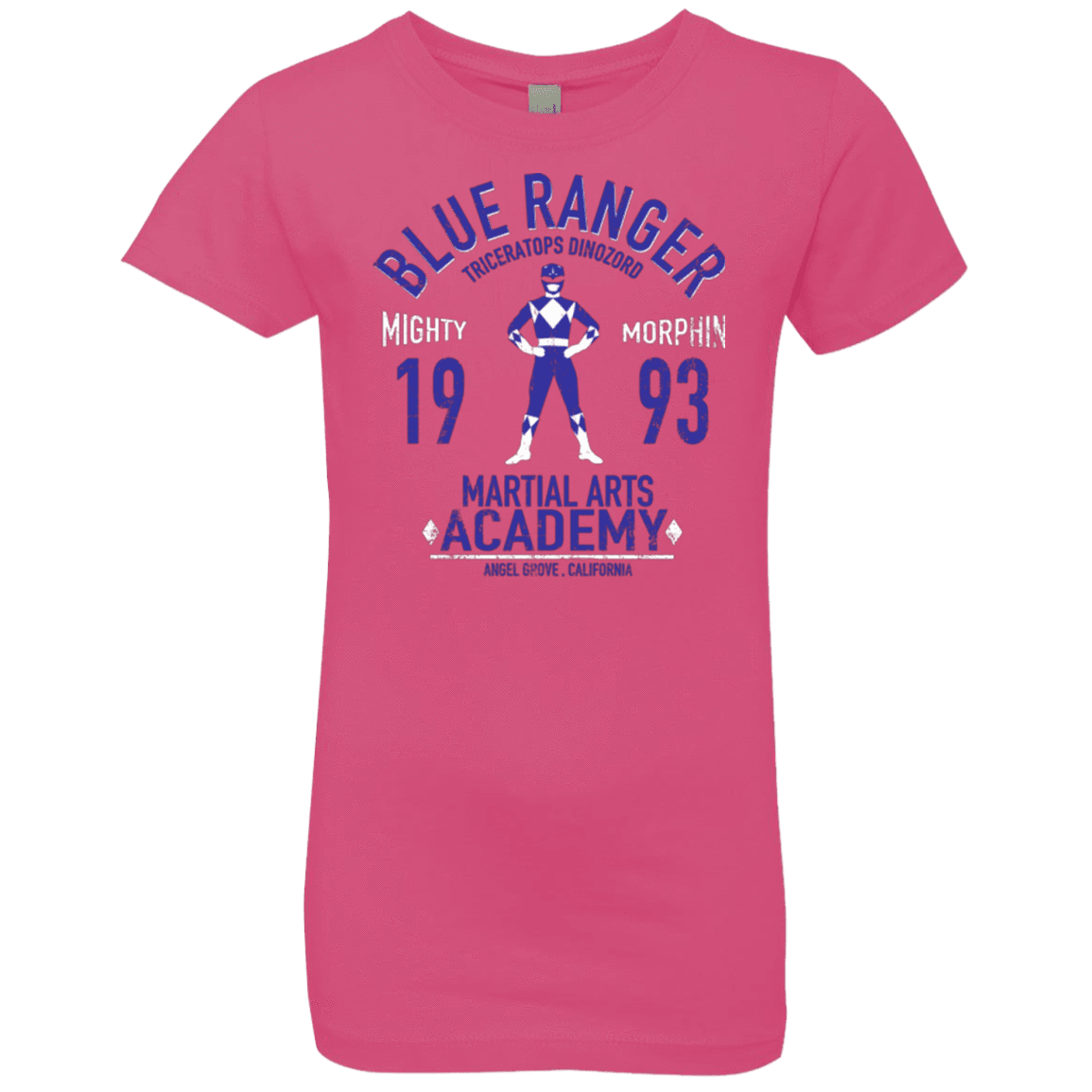 T-Shirts Hot Pink / YXS Triceratops Ranger Girls Premium T-Shirt