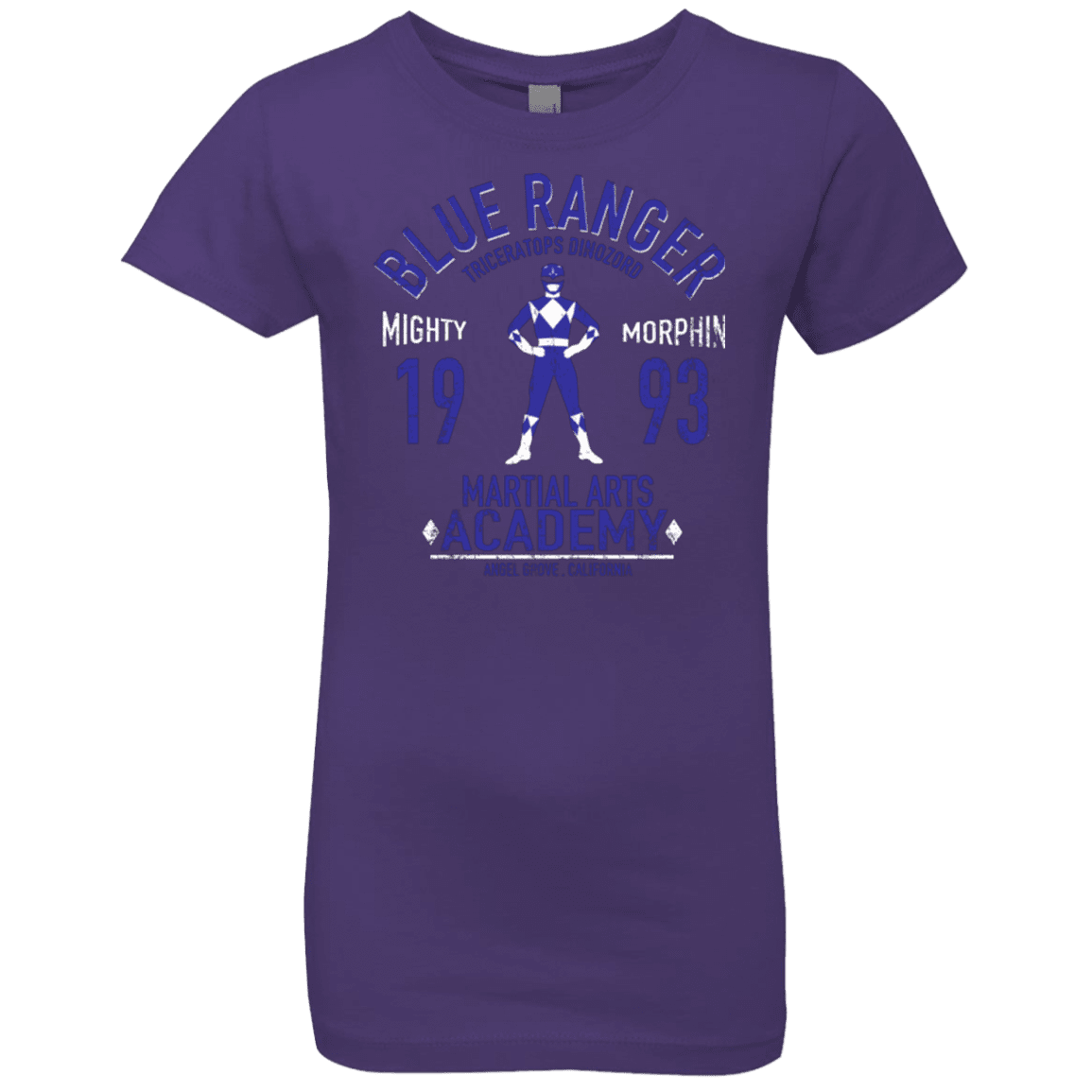 T-Shirts Purple Rush / YXS Triceratops Ranger Girls Premium T-Shirt