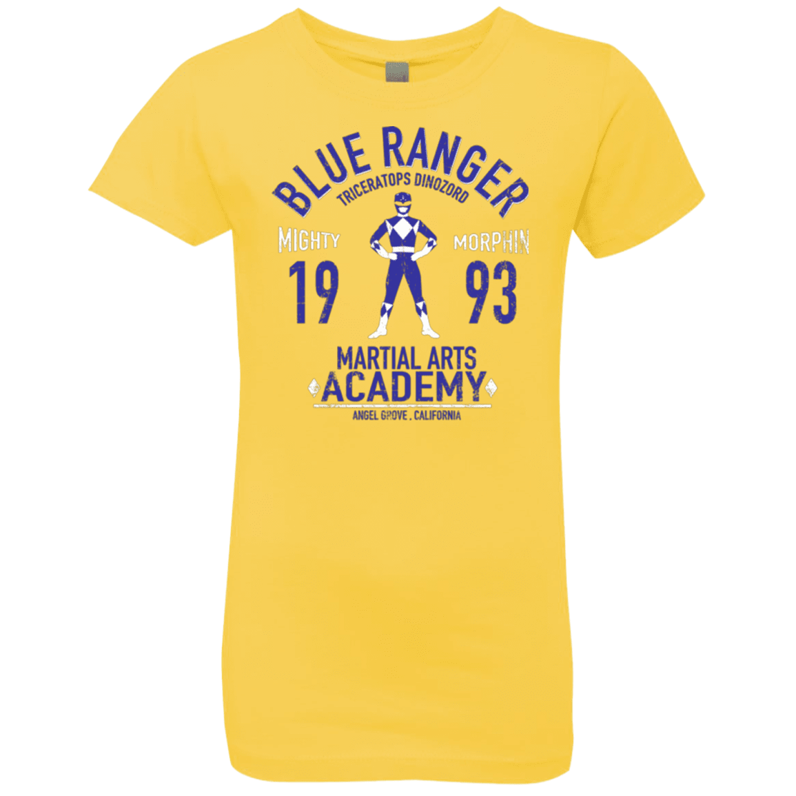 T-Shirts Vibrant Yellow / YXS Triceratops Ranger Girls Premium T-Shirt