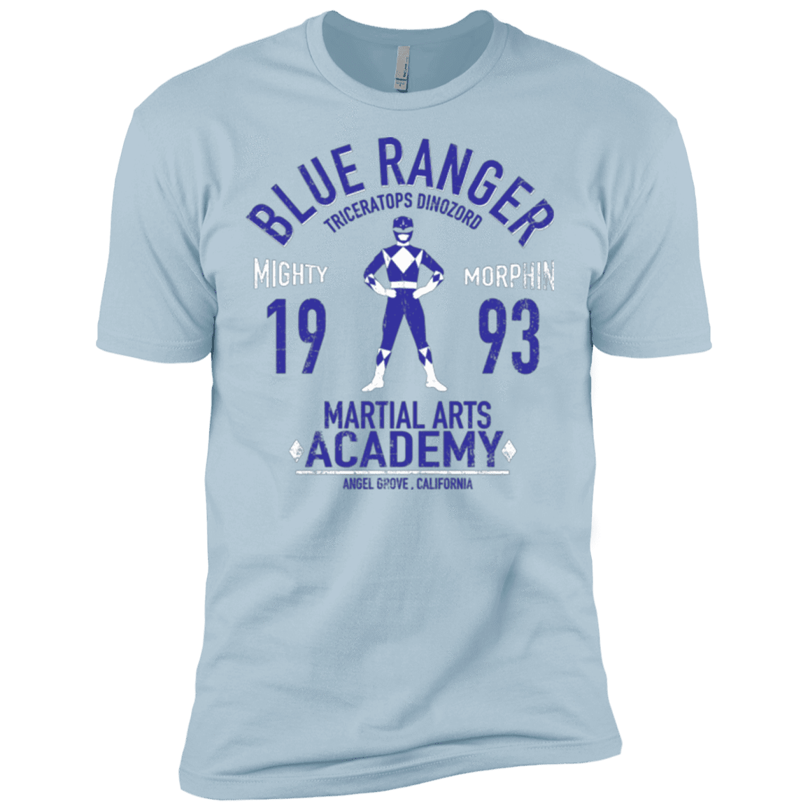 T-Shirts Light Blue / X-Small Triceratops Ranger Men's Premium T-Shirt