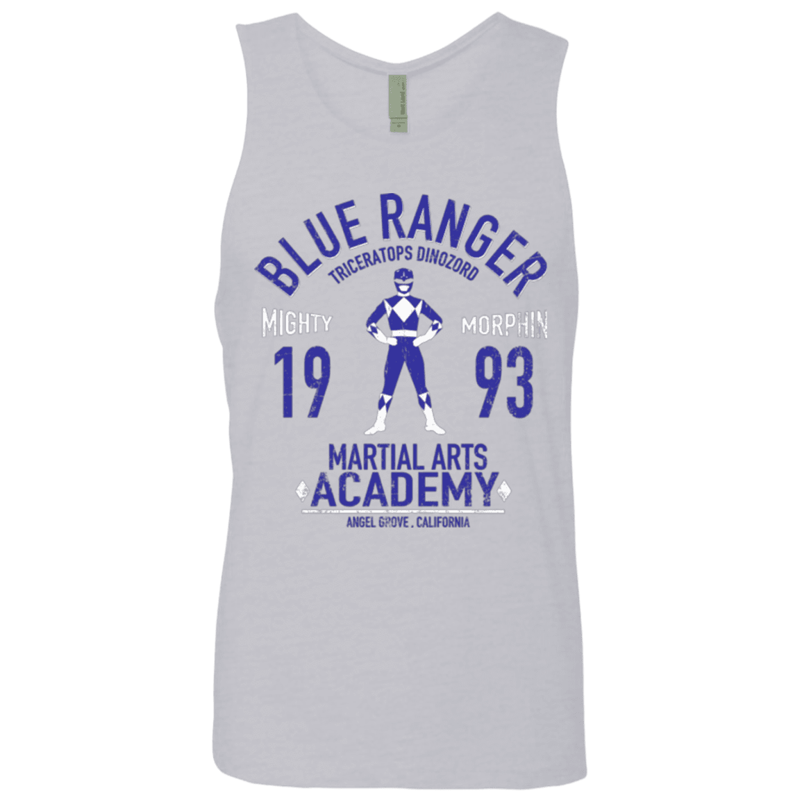 T-Shirts Heather Grey / Small Triceratops Ranger Men's Premium Tank Top