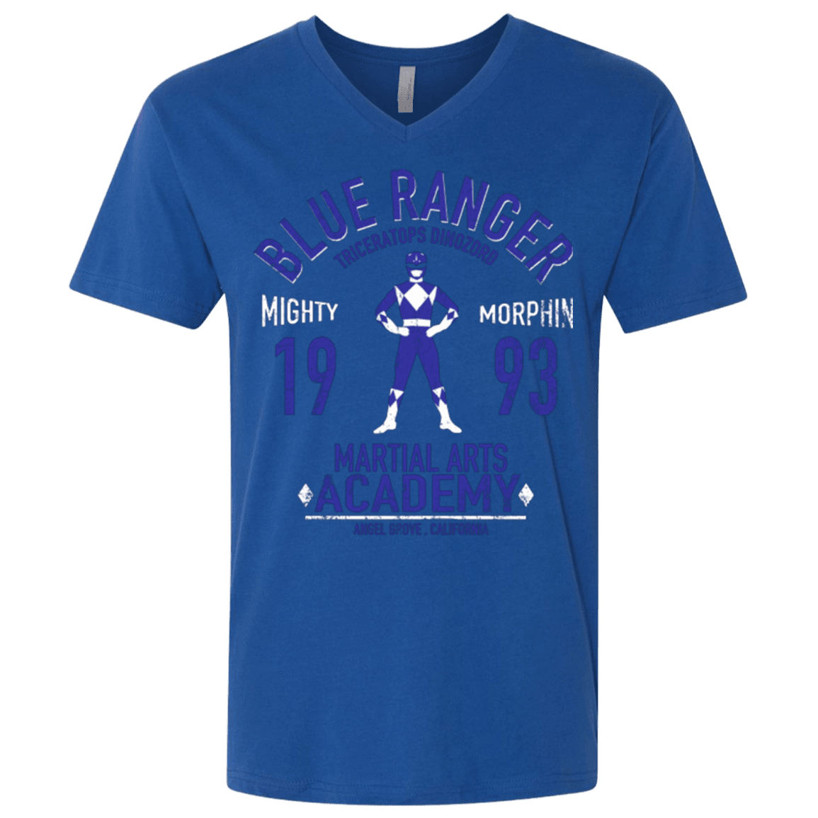 T-Shirts Royal / X-Small Triceratops Ranger Men's Premium V-Neck