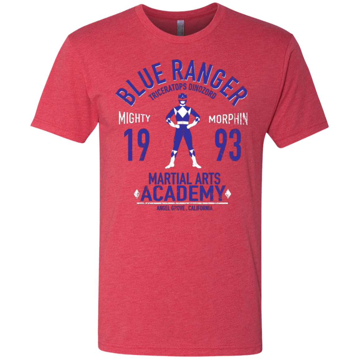 T-Shirts Vintage Red / Small Triceratops Ranger Men's Triblend T-Shirt