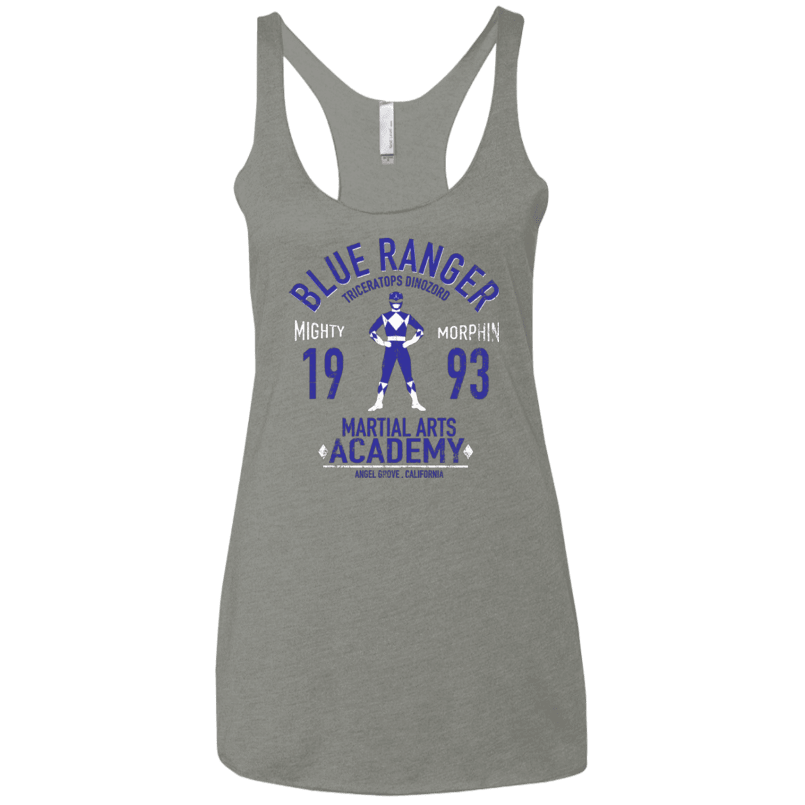 T-Shirts Venetian Grey / X-Small Triceratops Ranger Women's Triblend Racerback Tank