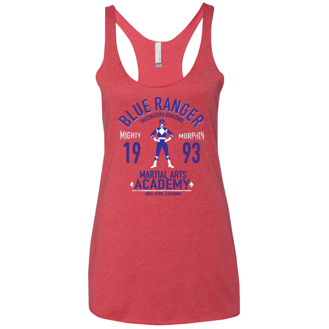 T-Shirts Vintage Red / X-Small Triceratops Ranger Women's Triblend Racerback Tank