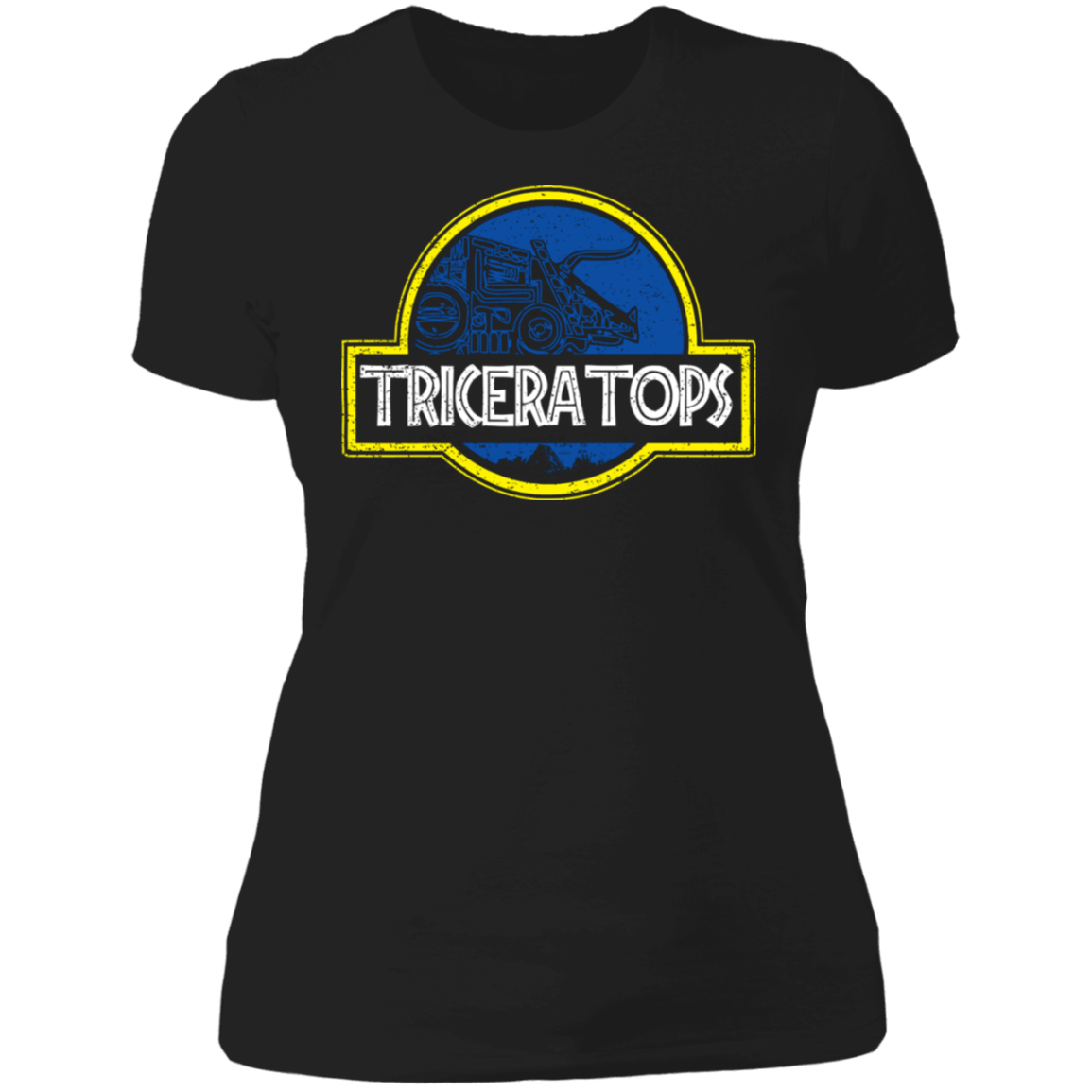 T-Shirts Black / X-Small Triceratops Women's Premium T-Shirt