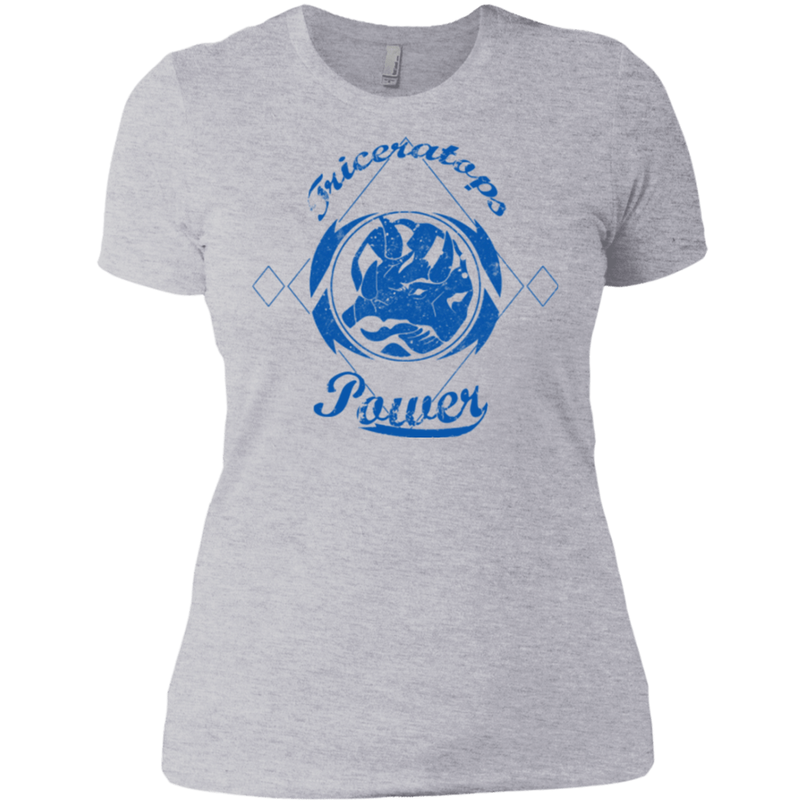 T-Shirts Heather Grey / X-Small Triceratops Women's Premium T-Shirt