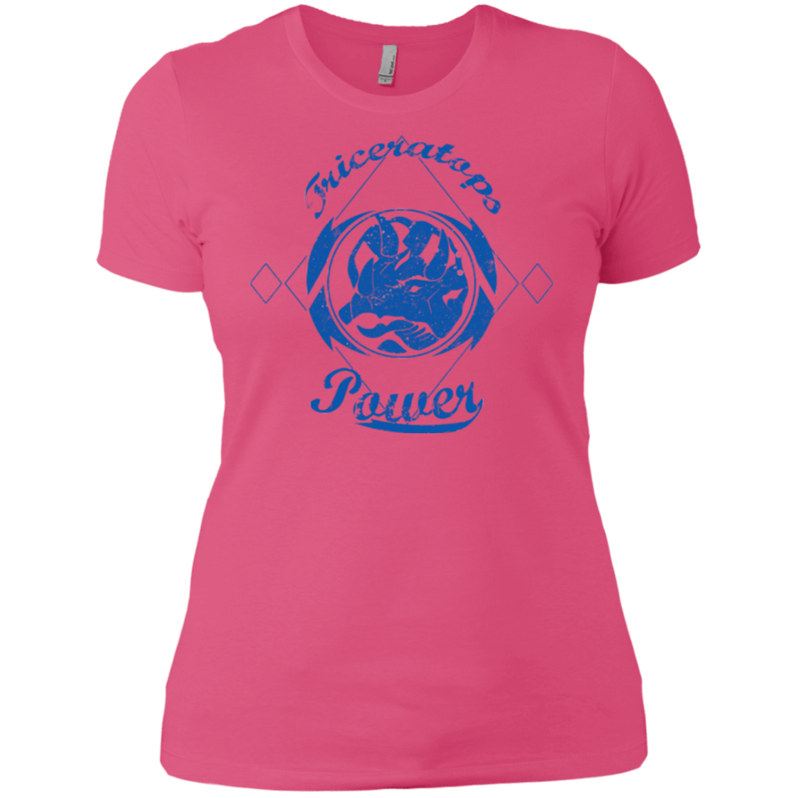 T-Shirts Hot Pink / X-Small Triceratops Women's Premium T-Shirt