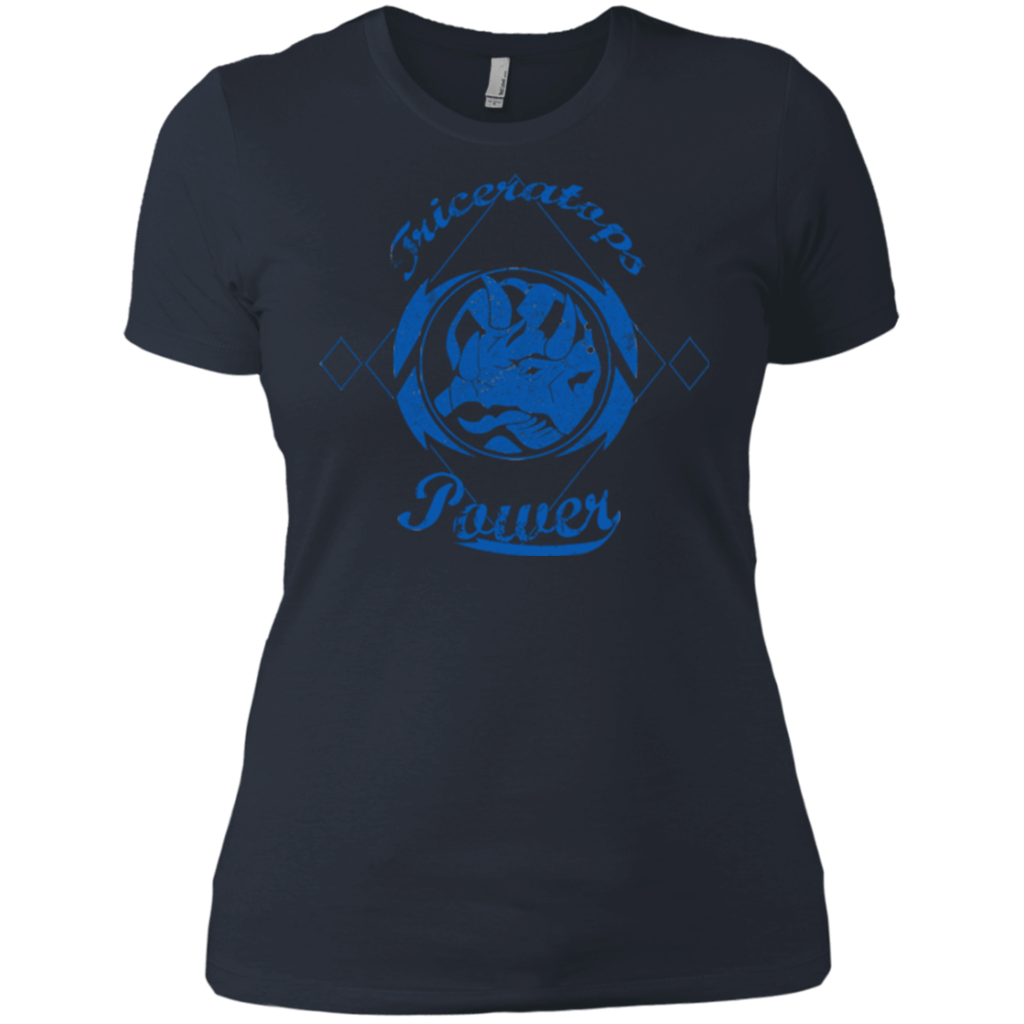T-Shirts Indigo / X-Small Triceratops Women's Premium T-Shirt
