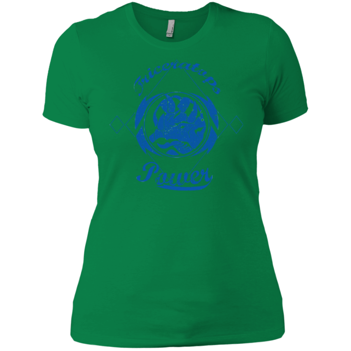 T-Shirts Kelly Green / X-Small Triceratops Women's Premium T-Shirt