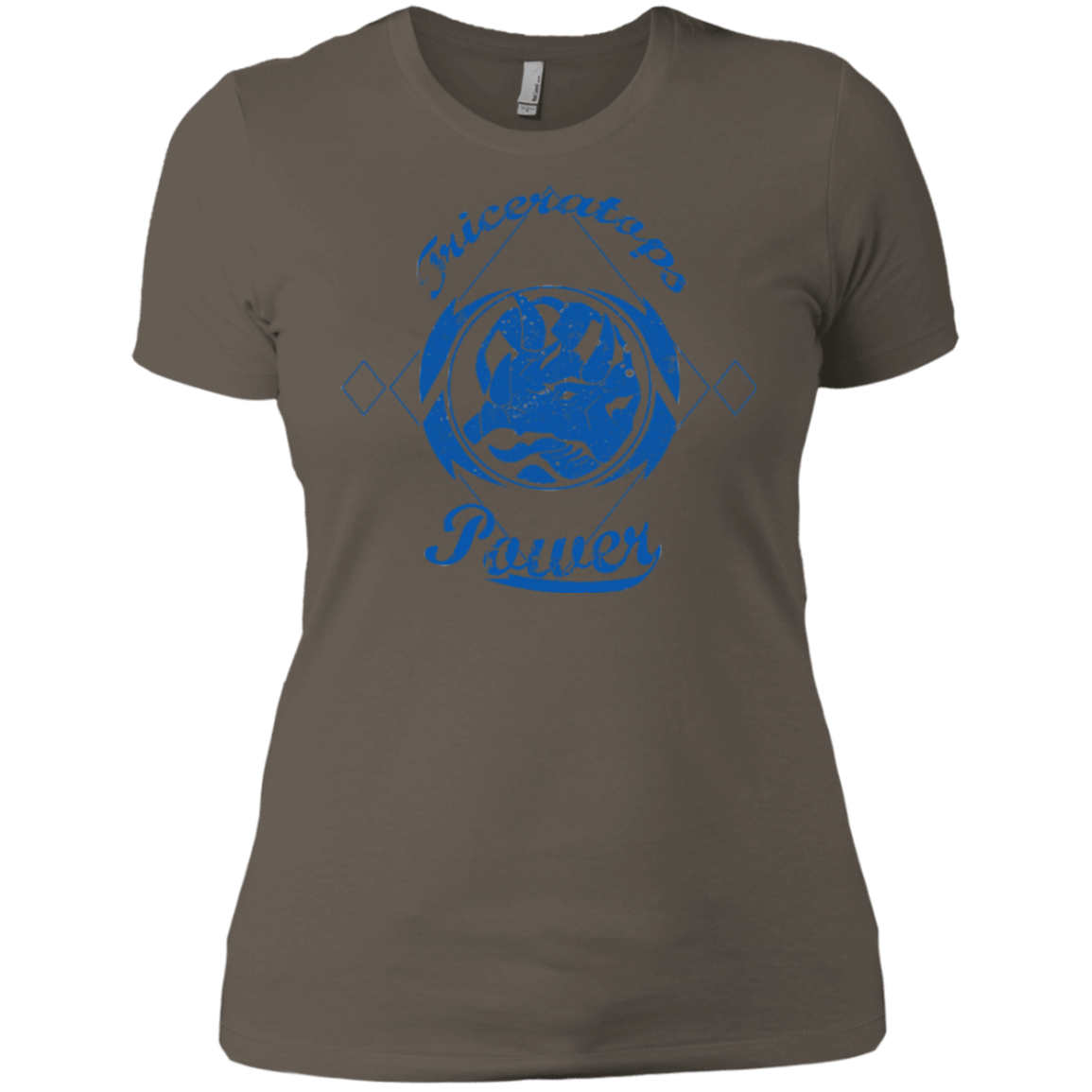 T-Shirts Warm Grey / X-Small Triceratops Women's Premium T-Shirt