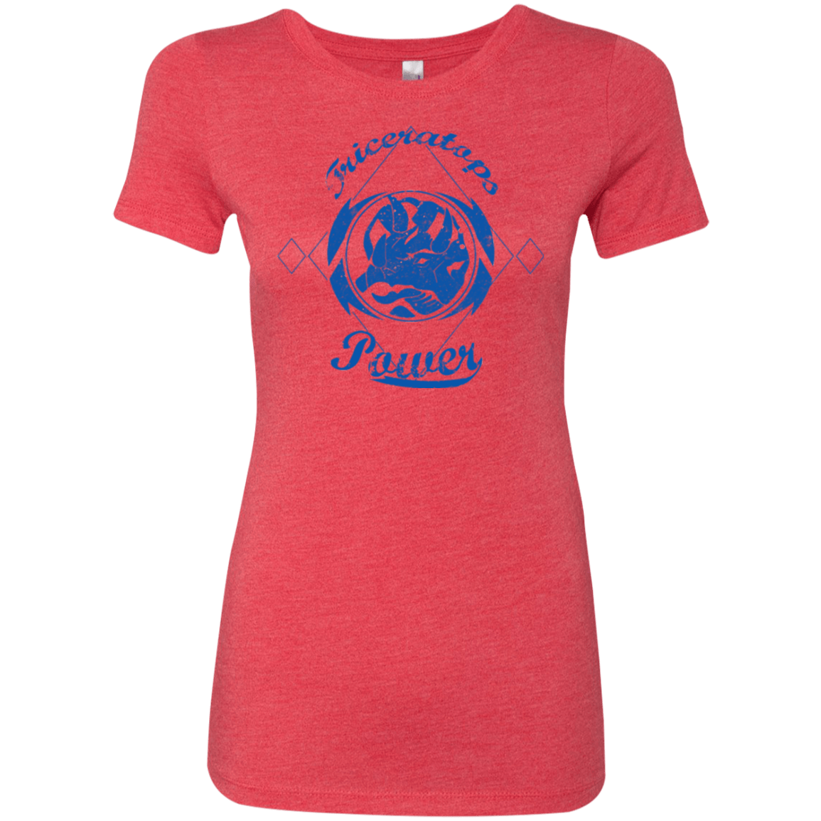 T-Shirts Vintage Red / Small Triceratops Women's Triblend T-Shirt