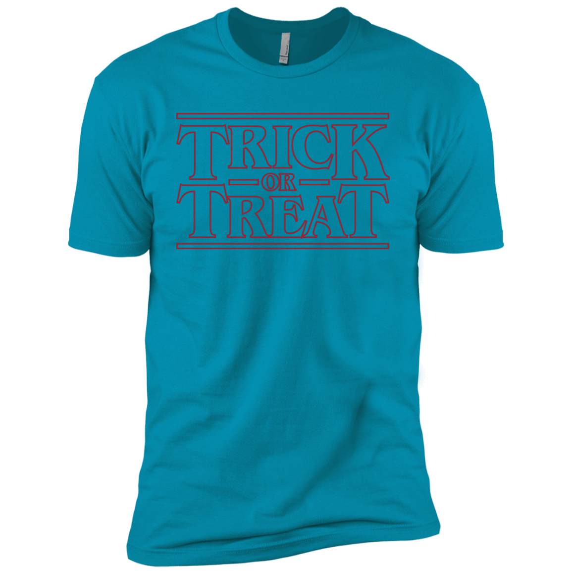 T-Shirts Turquoise / YXS Trick Or Treat Boys Premium T-Shirt